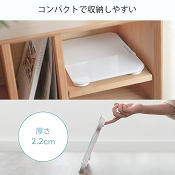 Amazon | Etekcity 体重計 ヘルスメーター たいじゅうけい電源